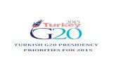 G20 Presidency Priorities for 2015