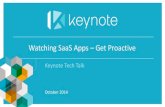 Keynote Tech Talks: Watching SaaS Apps with Keynote