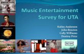 Music entertainment survey for UTA
