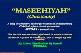 [Slideshare] maseehiyah -christianity(pergas-2009)-re-load-july-2013
