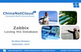 ChinaNetCloud - The Zabbix Database - Zabbix Conference 2014