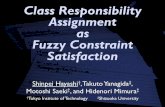 Class Responsibility Assignment as Fuzzy Constraint Satisfaction