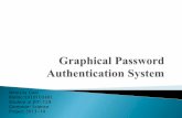 Graphical password authentication system ppts