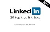 20 Top LinkedIn Tips