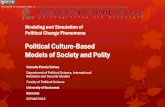 Camelia Florela Voinea: "Modeling and Simulation of Political Change Phenomena. Political Culture-Based Models of Society and Polity"