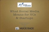What social media means for Venture Capitalists and Startups (NVCA)