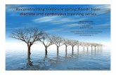 Spring flood reconstruction from tree rings (continuous and discontinuous series)