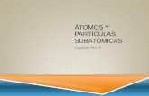 áTomos y partículas subatómicas
