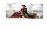 Bridal Lehenga Choli 2015 for Girl