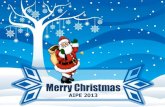 Merry Christmas to AIPE 2013 friends