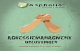 Brochure agressiemanagement en agressietraining van Asphalia B.V.