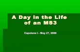 Presentation: A Day in the life of an MS3
