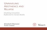 Unraveling Abstinence and Relapse: Smoking Cessation Reflected in Social Media