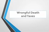 Wrongful Death and Taxes