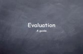 A level evaluation Guidance