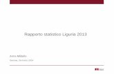 A. Militello - Rapporto statistico Liguria 2013