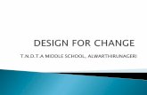 Design for change, tntda alwar