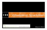 Virtualization Smackdown