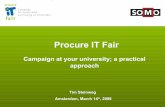 Procure IT Fair workshop 15-03-09
