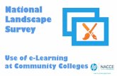NACCE and HP: Use of e-Learning at Community Colleges Survey