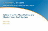 Jorge LeClair - Taking It To The Max Making The Most Of Your Tech Budget