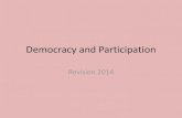 Democracy and participation revision 2014