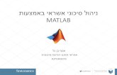 ניהול סיכוני אשראי - Matlab: אסף בן גל, סיסטמטיקס