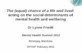 Talk at Canadian Mental Health Summit