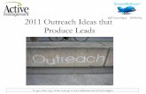 2011 Marketing Outreach Ideas