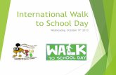 Walk to School Day 2013