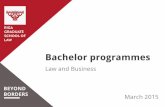 Law and Business Bachelor study programme at RGSL