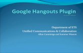 Google hangouts plugin