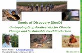 Un-tapping Crop Biodiversity for Climate Change and Sustainable Food Production