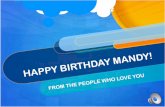Mandy Birthday