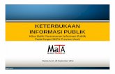 Hasil Kajian terhadap Keterbukaan Informasi Publik di 4 Badan Publik