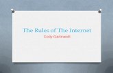 The rules of the internet