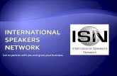 International Speakers Network