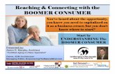 Reaching & Connecting with the BOOMER CONSUMER - by EtMM Aaron D. Murphy