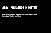 Fares Kayali - ARGs, Persuasion in Context