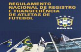 CBF - Regulamento Nacional de Registro e Transferência de Atletas de Futebol