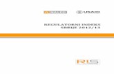 Regulatorni indeks Srbije RIS  - Izveštaj