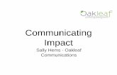 Communicating Impact