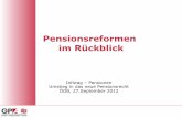 Reformen Rueckblick