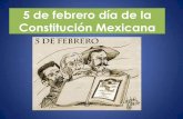 5 de febrero día de la constitución mexicana