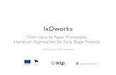 IxDworks mini-workshop: Testing Paper Prototyping
