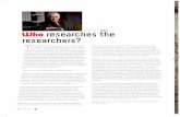 Who Researches the Researchers?