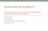 Advancing accessibility new measures, tools, and stakeholder engagement strategies for boston and beyond