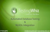 Automated Database Testing with TestingWhiz