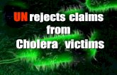 Un rejects claims from cholera victims