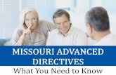 Missouri Advanced Directives: What You Need To Know